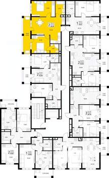 2-к квартира, вторичка, 62м2, 4/8 этаж