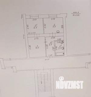 2-к квартира, вторичка, 33м2, 2/2 этаж