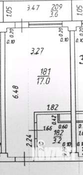 Студия квартира, вторичка, 24м2, 3/3 этаж