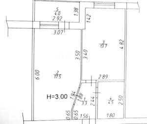 1-к квартира, вторичка, 44м2, 5/10 этаж