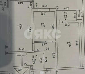 2-к квартира, вторичка, 61м2, 8/17 этаж