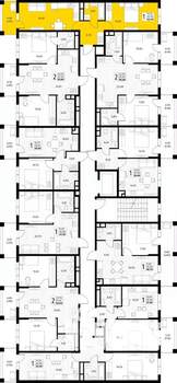 1-к квартира, вторичка, 42м2, 6/8 этаж