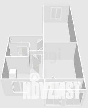 2-к квартира, вторичка, 44м2, 5/5 этаж