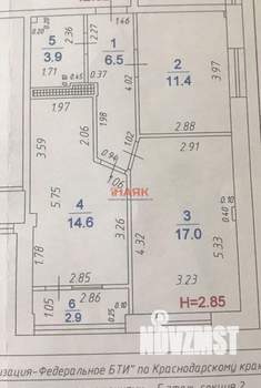 2-к квартира, вторичка, 56м2, 5/9 этаж