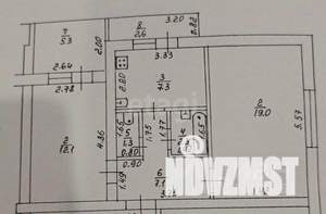 2-к квартира, вторичка, 49м2, 3/5 этаж