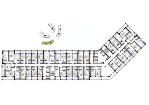 1-к квартира, вторичка, 24м2, 7/9 этаж
