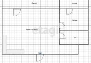 2-к квартира, вторичка, 68м2, 11/16 этаж
