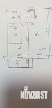 1-к квартира, вторичка, 44м2, 10/14 этаж