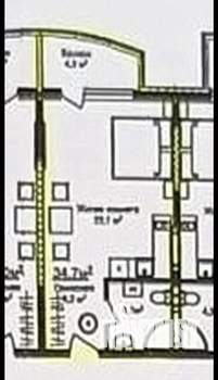 Студия квартира, вторичка, 35м2, 2/7 этаж