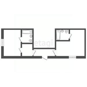 2-к квартира, вторичка, 45м2, 2/2 этаж