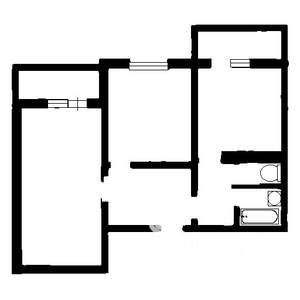 2-к квартира, вторичка, 55м2, 7/16 этаж