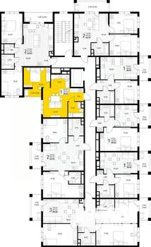 1-к квартира, вторичка, 40м2, 6/8 этаж