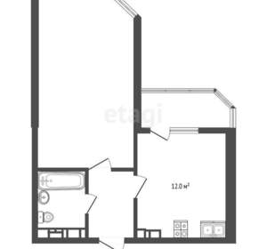 1-к квартира, вторичка, 41м2, 9/19 этаж