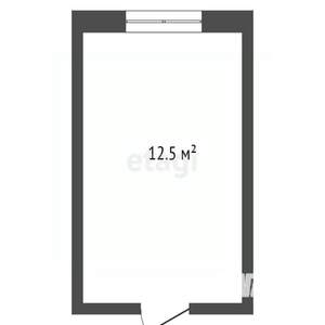 Студия квартира, вторичка, 13м2, 1/2 этаж