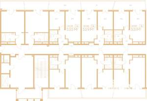2-к квартира, вторичка, 53м2, 4/9 этаж