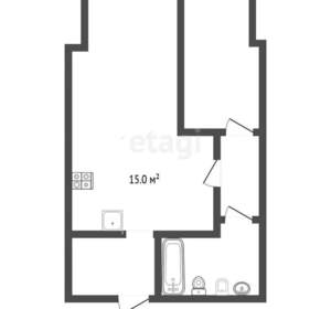 2-к квартира, вторичка, 60м2, 5/12 этаж
