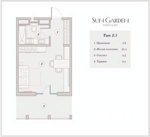 Студия квартира, вторичка, 39м2, 8/10 этаж