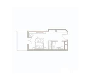 Студия квартира, вторичка, 27м2, 1/10 этаж