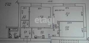 3-к квартира, вторичка, 69м2, 5/5 этаж