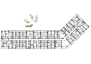 1-к квартира, вторичка, 24м2, 9/9 этаж