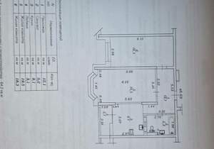 2-к квартира, вторичка, 64м2, 9/9 этаж