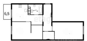 2-к квартира, вторичка, 74м2, 4/8 этаж