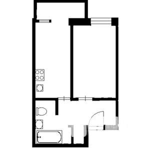 1-к квартира, вторичка, 34м2, 2/8 этаж