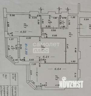 2-к квартира, вторичка, 73м2, 3/10 этаж