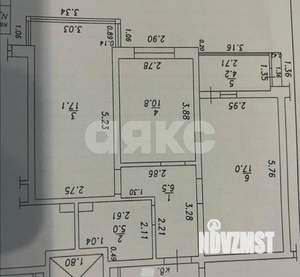 2-к квартира, вторичка, 61м2, 8/17 этаж