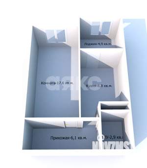 1-к квартира, вторичка, 40м2, 10/16 этаж