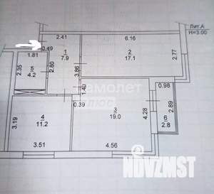 2-к квартира, вторичка, 63м2, 8/8 этаж