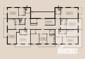 1-к квартира, сданный дом, 45м2, 3/6 этаж