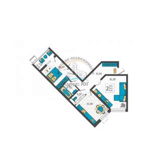 2-к квартира, вторичка, 56м2, 3/9 этаж