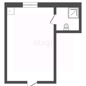 Студия квартира, вторичка, 18м2, 5/5 этаж