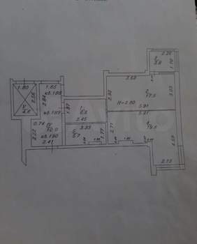 1-к квартира, вторичка, 50м2, 3/11 этаж