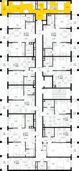 1-к квартира, вторичка, 42м2, 2/8 этаж