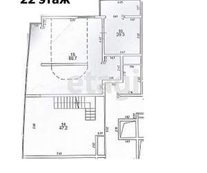 5-к квартира, вторичка, 410м2, 21/23 этаж
