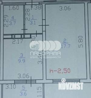 1-к квартира, вторичка, 38м2, 8/16 этаж