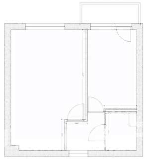 1-к квартира, вторичка, 34м2, 2/12 этаж
