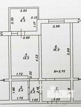 1-к квартира, вторичка, 48м2, 7/18 этаж