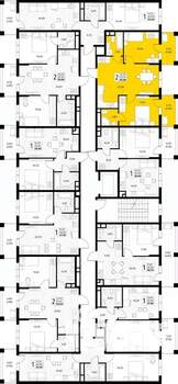 2-к квартира, вторичка, 56м2, 6/8 этаж