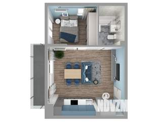 1-к квартира, вторичка, 40м2, 1/7 этаж