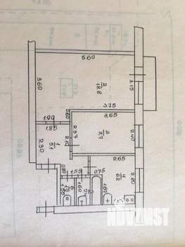 2-к квартира, вторичка, 45м2, 2/2 этаж