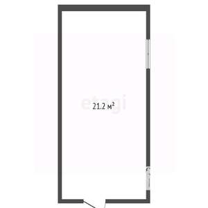 Студия квартира, вторичка, 21м2, 1/4 этаж