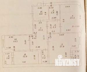 3-к квартира, вторичка, 111м2, 1/8 этаж