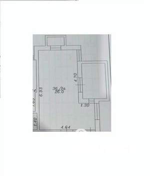1-к квартира, вторичка, 26м2, -1/8 этаж