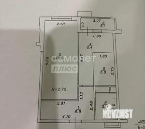 1-к квартира, вторичка, 45м2, 13/15 этаж