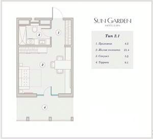 Студия квартира, вторичка, 40м2, 7/10 этаж