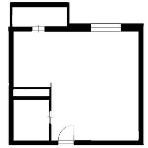 1-к квартира, вторичка, 37м2, 1/5 этаж