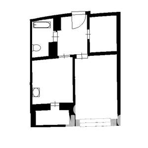 1-к квартира, вторичка, 42м2, 10/19 этаж